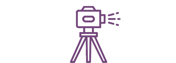 Icon of a camera on a tripod