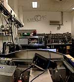 Laboratory with electrical equipment
